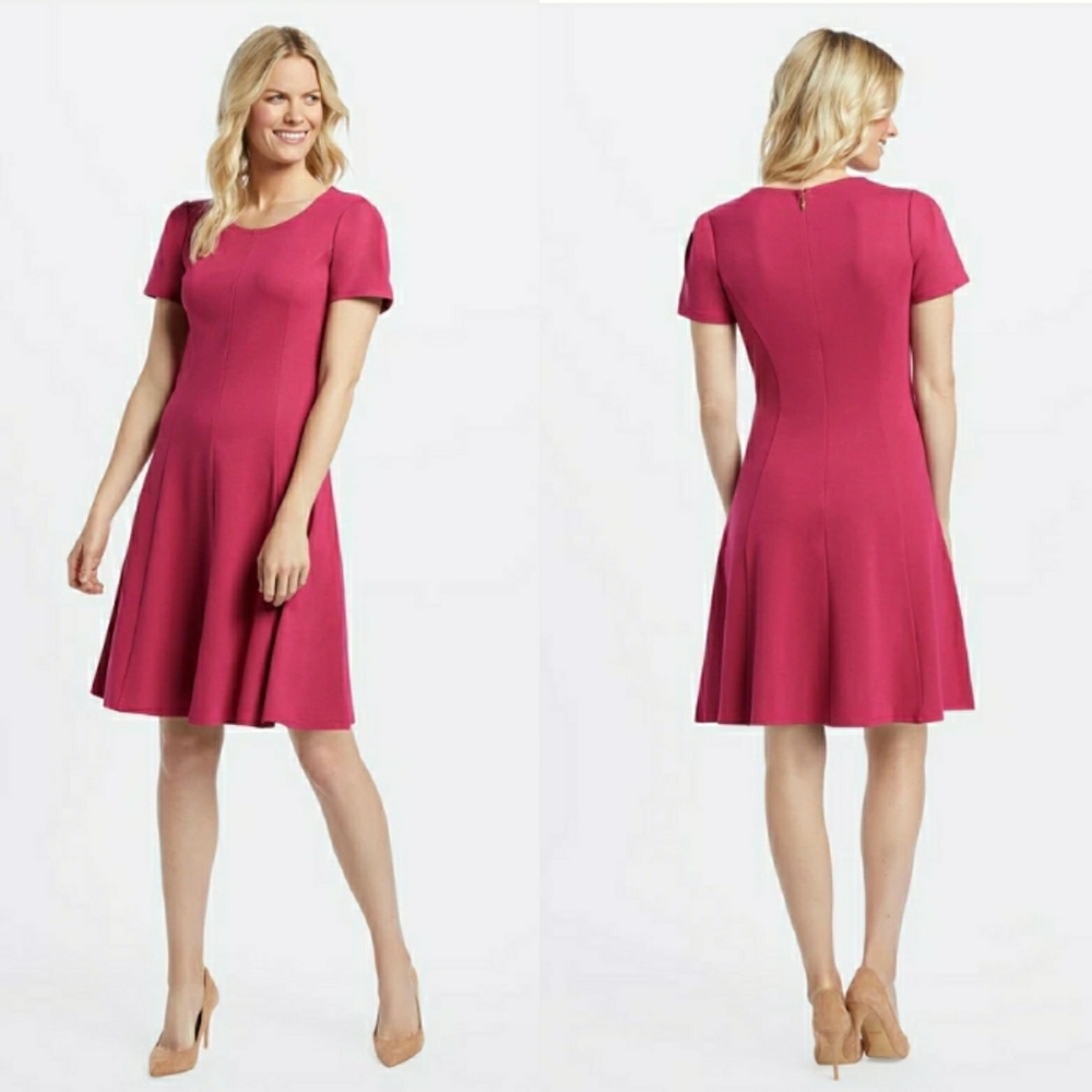 Draper James Ponte A-Line Dress